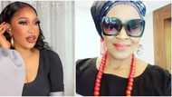 "Is she insane?" Kemi Olunloyo 'knocks' Tonto Dikeh, gives a brief history of Olakunle Churchill's family