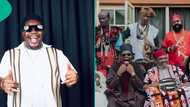 Mr Macaroni features Pete Edochie, other Nollywood legends in new skit: "This must hit the cinema"