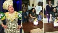 I'm an orphan like you, Yoruba actress Toyin Tomato storms Ibadan orphanage with gifts on her 60th birthday