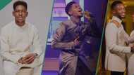 Moses Bliss reminds God about his bride-to-be as he attends his artiste's wedding, ladies shoot shot