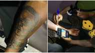 Wizkid acknowledges staunch fan who tattooed his entire face on arm