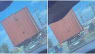 Improper fraction: Video shows small car carrying container, cruises around Nigerian town, many react
