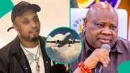 B-Red speaks on father Gov Adeleke's airport project in Osun: "We’re not embezzling money"