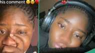 "He called": Lady tearfully recounts how her ex dumped her via video call and accused her of farting