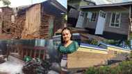 Kind female nurse builds fine house for poor family who lived in mud apartment, shares video of the place