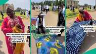Mum lays wrappers on bare floor for graduating daughter to walk on, video melts hearts