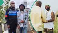 "You go explain tire": Davido shares photo as he drags Isreal DMW, netizens react