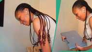 Nigerian lady takes all her savings to market to buy new laptop, shares first experience