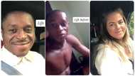 Nigerian man who used to drink garri, live in one room becomes rich, gets car & marries Oyinbo