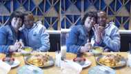 Man proposes to his oyinbo girlfriend in restaurant, his move stirs massive reactions