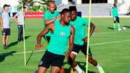 "Naija no dey gree": Super Eagles players spotted in final training before match with South Africa