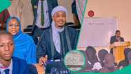 Emir Sanusi resumes lectures, signs attendance as Law undergraduate in Kano varsity, photos emerge