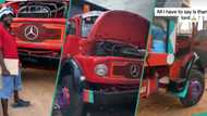 Young man buys tipper for delivery business, leaves Benz, makes good investment