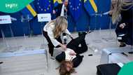 Concerns as Sweden's health minister collapses during press conference, video goes viral
