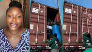 US-based lady packs load in 40-foot container as she returns to Nigeria, shares shipping fee