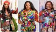 Ankara fashion: Medlin Boss, Dorathy, Funke Akindele rock similar blazer dresses in style