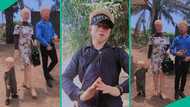 Albino family 'breaks' internet as their video surfaces on TikTok, people react: "Una just dey glow"