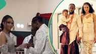 "Congratulations": Adorable video of BBNaija Omashola and oyinbo wife exchanging vows goes viral
