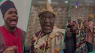 Mr Macaroni begs as he meets his in-laws, Abija, Abeni Agbon, Iya Gbonkan, others in new video