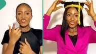 First class graduate dances after finding out she is best graduating student in her department