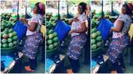 "Keep the joy flowing": Mango seller with good shape whines waist smoothly in public, dance video goes viral