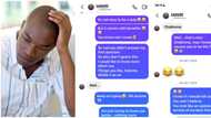 "Shame dey catch me like this": Man exposes himself as he leaks 'stupid' chat he had with his crush