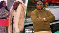 Cubana Chiefpriest shows off expensive wristwatch, bangles Davido bought for Chioma, fans react