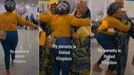 "My parents are in United Kingdom": Nigerian woman celebrates as she reunites with mum and dad