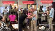 "He for don faint": Lovely students surprise teacher on his birthday, bring "soldiers" to class