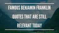 Best Benjamin Franklin quotes of all time