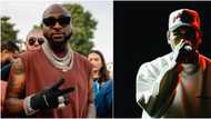 Joy dey choke Davido: Fans react as singer links up with US star Chris Brown, they chill together in fun video