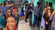 Students over the moon after sighting billionaire wife Regina Daniels in school's hostel