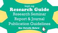 Research seminar report & journal publication guidelines