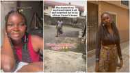 "What's happening here?" Boyfriend surprises girlfriend at parent's house, pays her visit in video