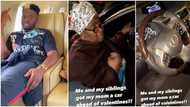 Early Valentine: DJ Ecool and siblings move mum to tears as they surprise her with brand new car