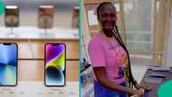 Nigerian lady overjoyed as honest young man returns her lost iPhone X Max in Abuja