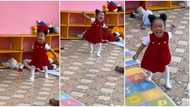 Baby girl runs for joy to meet mum who came to pick her up from school, video of her reaction goes viral