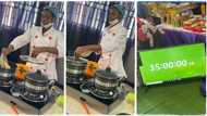 "35 hours done and dusted": Dammy stays strong in Ekiti kitchen as clock ticks, video of cookathon goes viral