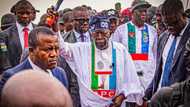 2023: Bola Tinubu mistakenly says 'high prices is here' at Bayelsa APC rally