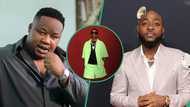 Cubana Chiefpriest throws shade at Davido's show, Wizkid FC reacts: "Second wife, belle na water"