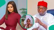 Regina Daniels shares early morning clip of Ned Nwoko in restroom, slams critics: "So disrespectful"