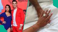 How much Cristiano spent on Georgina's elegant diamond engagement ring