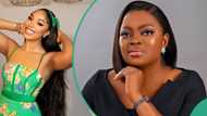 Sharon Ooja stuns many with her spiritual side as she prophesies to Funke Akindele, video goes viral