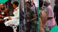 Video as David, Chioma step out hours after lavish wedding, fans zoom in on bride’s look