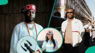 South Korean fan Silly Music goes wild meeting Davido and Adekunle Gold at Afro Fest