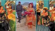 "I finally found my own man": 38-year-old single mum of 3 jubilates during traditional wedding