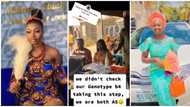 "We are both AS": Nigerian couple discover their genotype after traditional wedding, bride cries out