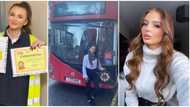 It is harder than it sounds: 24-year-old pretty Oyinbo lady working as a bus driver for 5 years opens up