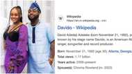 “Assurance is assured”: Fans celebrate as Davido’s Wikipedia page gets updated to show his marriage to Chioma