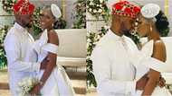 Stunning photos from media personality Debola Lagos' court wedding with Gbenga Daniels' daughter